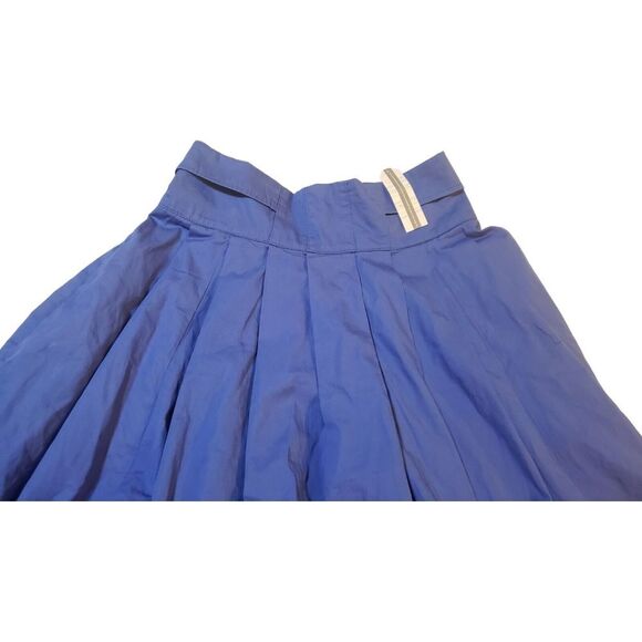 NWT Tulle A-Line Pleated Purple Skirt Large 100% Cotton Classic Designer Boho‎ - Picture 6 of 16